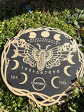 Moth Ouija Board Wall Hanging