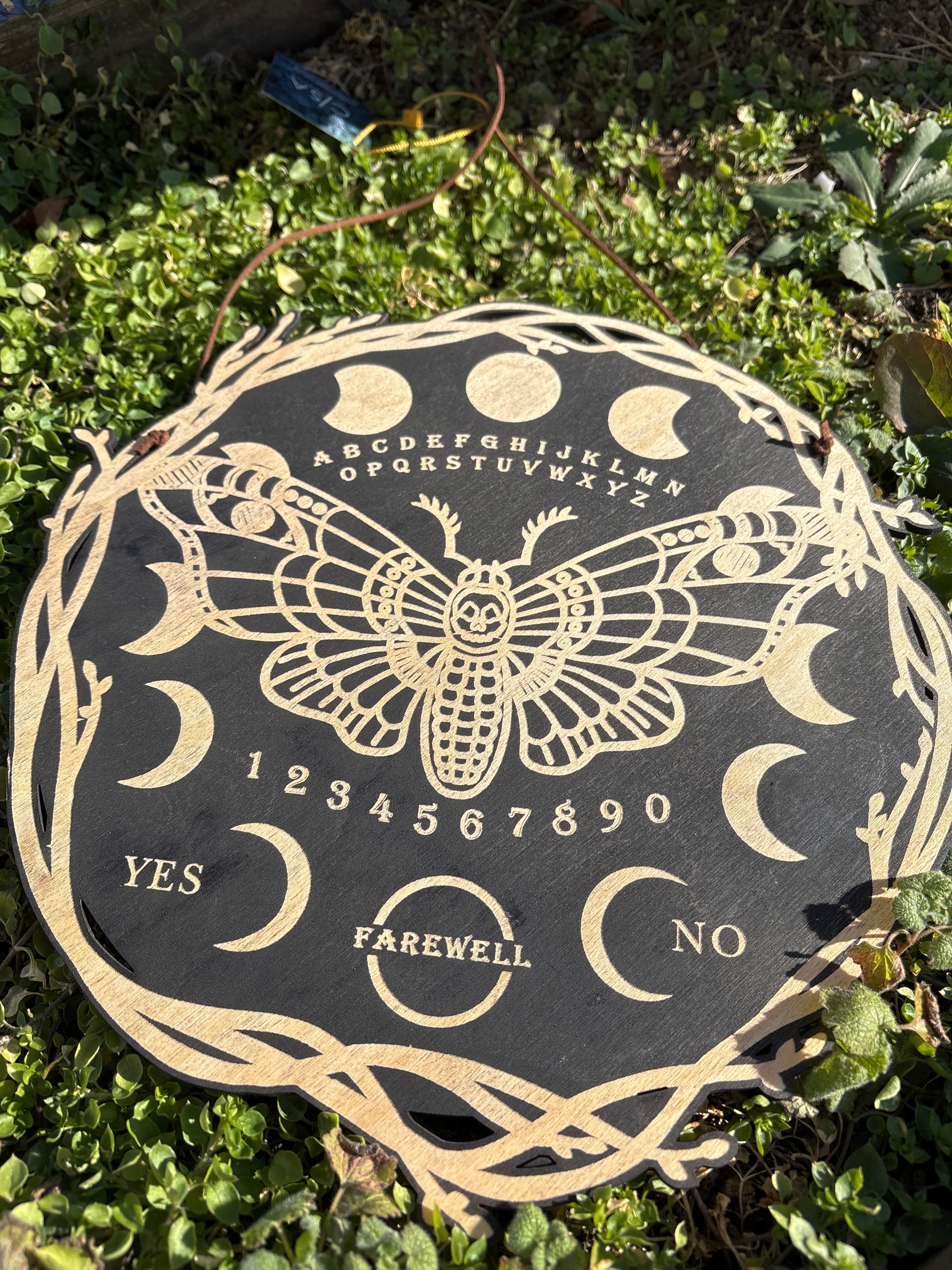 Moth Ouija Board Wall Hanging