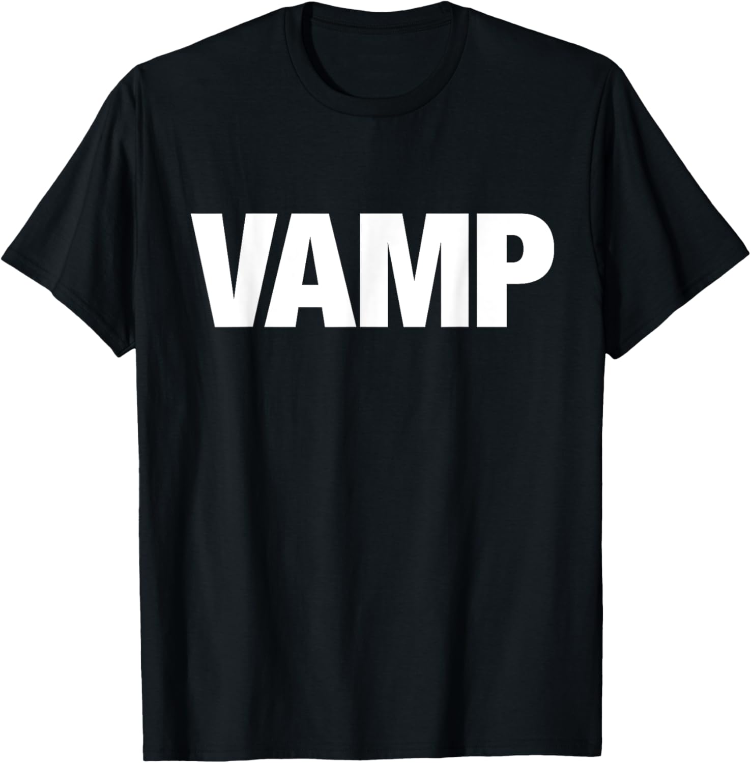 VAMP Matching Halloween Couples Funny Costume SECURITY Goth T-Shirt