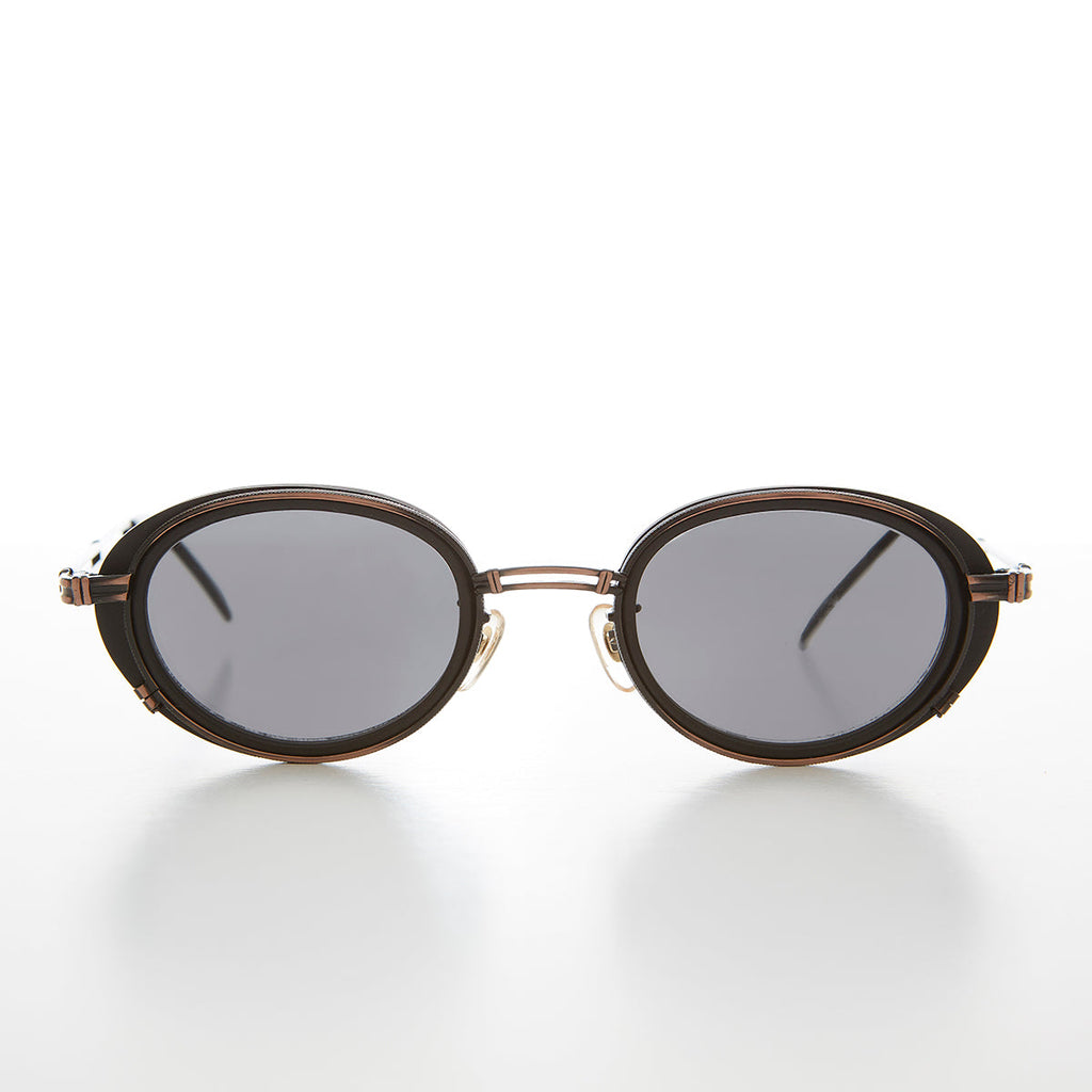 Cyber Goth Oval Vintage Sunglass - Fusion