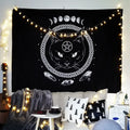 DecorBites™ Cat Coven Mysterious Baphomet Occult Wall Tapestry Home Decor
