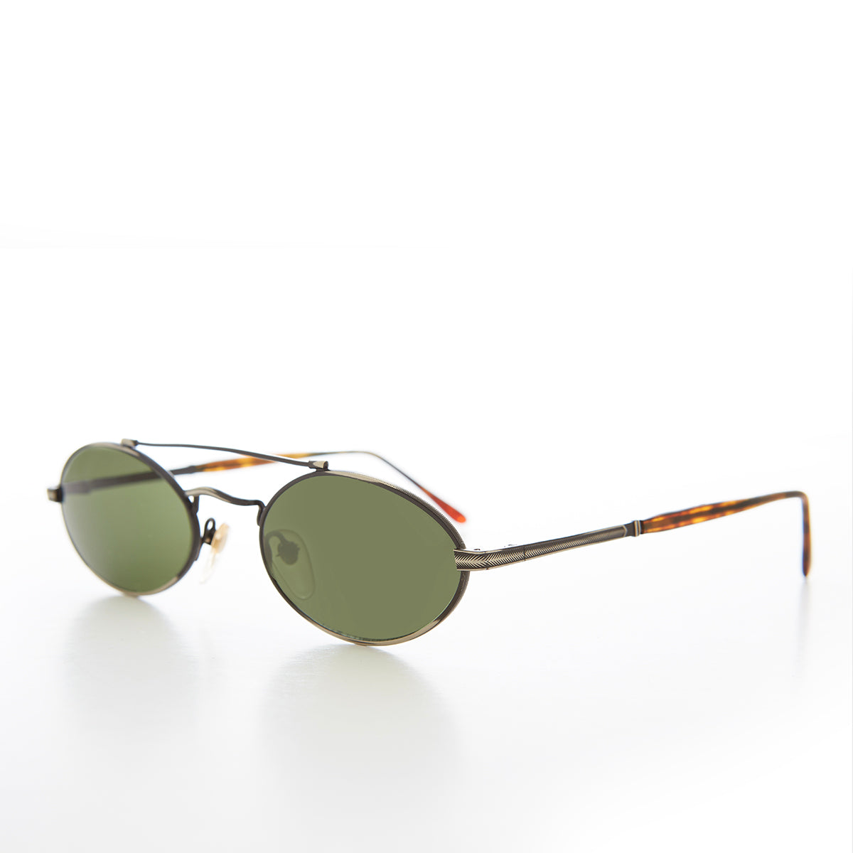 Gothic Oval Steampunk Vintage Sunglasses - Wink