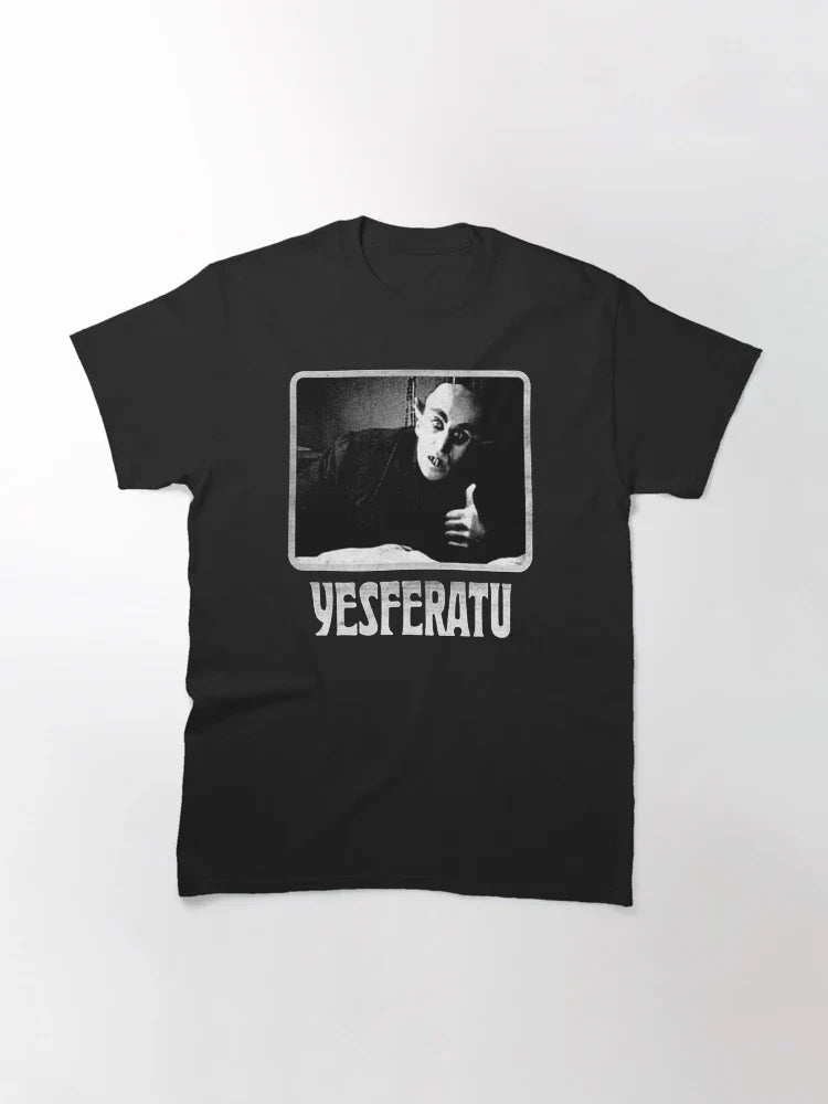 Yesferatu funny Nosferatu positive goth horror lover gift meme